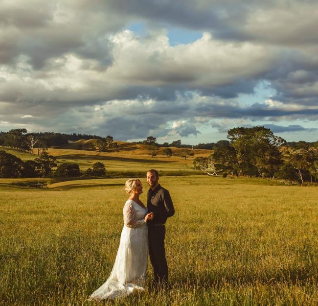 Nick And Maygen's Wedding Field Image - Celebrant Jenni Bancroft